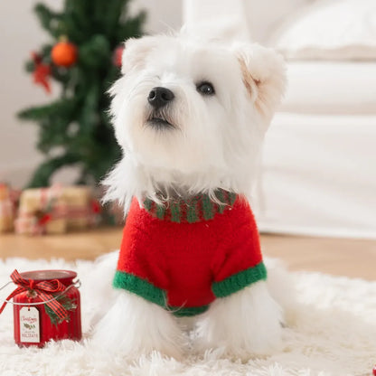 Christmas Sweater for Dogs & Cats | Festive Holiday Pet Clothing | ArtisanUni