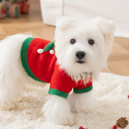 Christmas Sweater for Dogs & Cats | Festive Holiday Pet Clothing | ArtisanUni