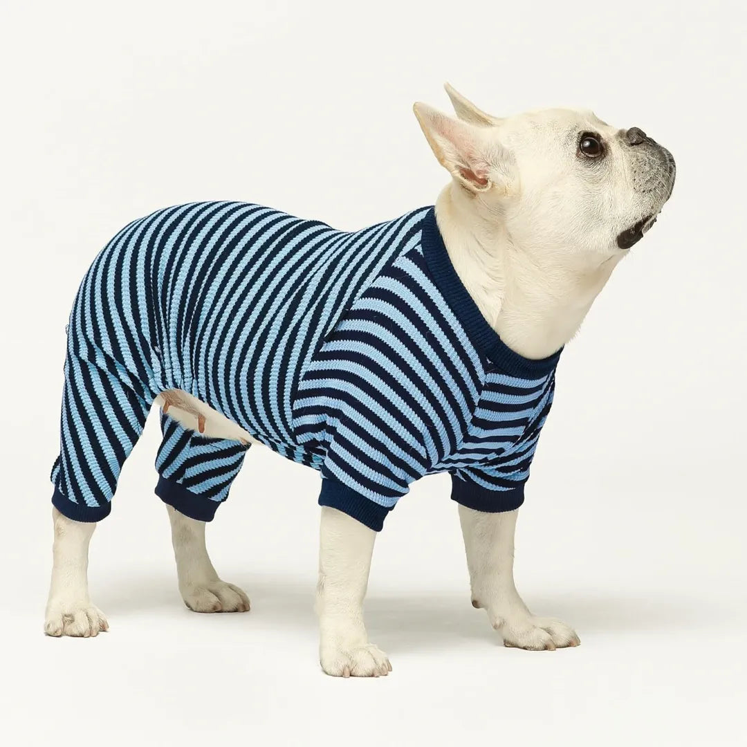Cute Striped Dachshund Pajamas - Soft & Funny Dog Print Sleepwear Gift | ArtisanUni