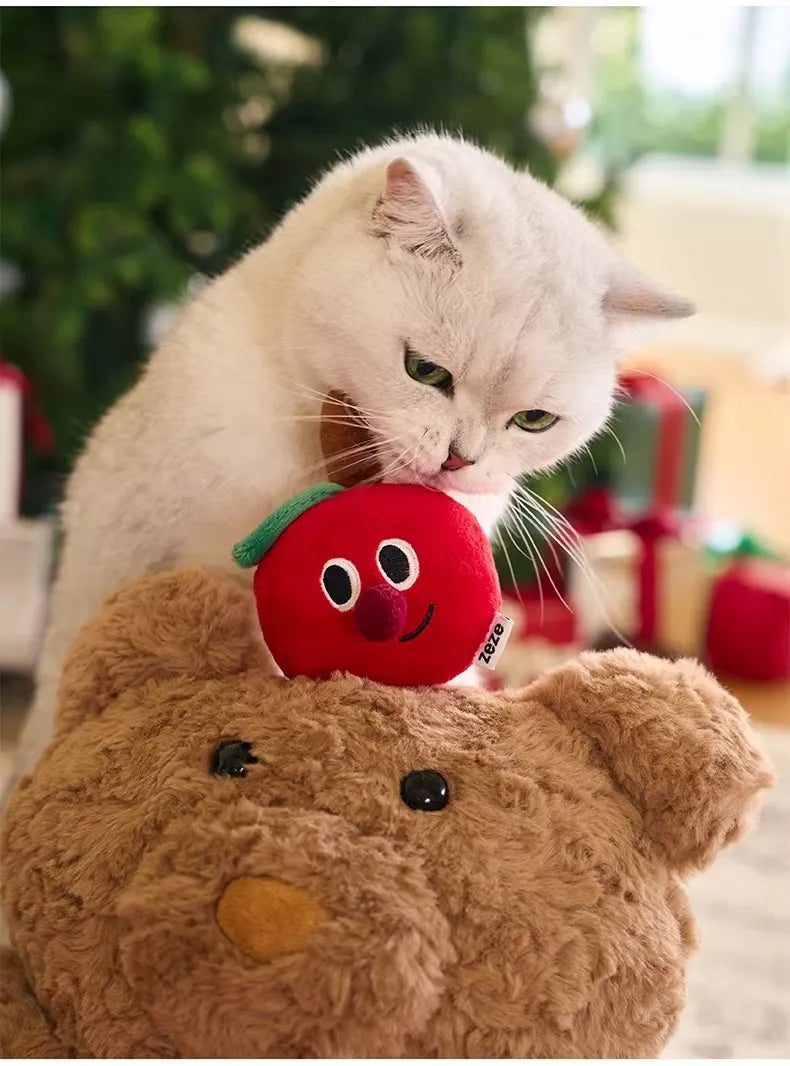 ArtisanUni  Calming Round Dog Bed - Modern Design for Anxious Pets