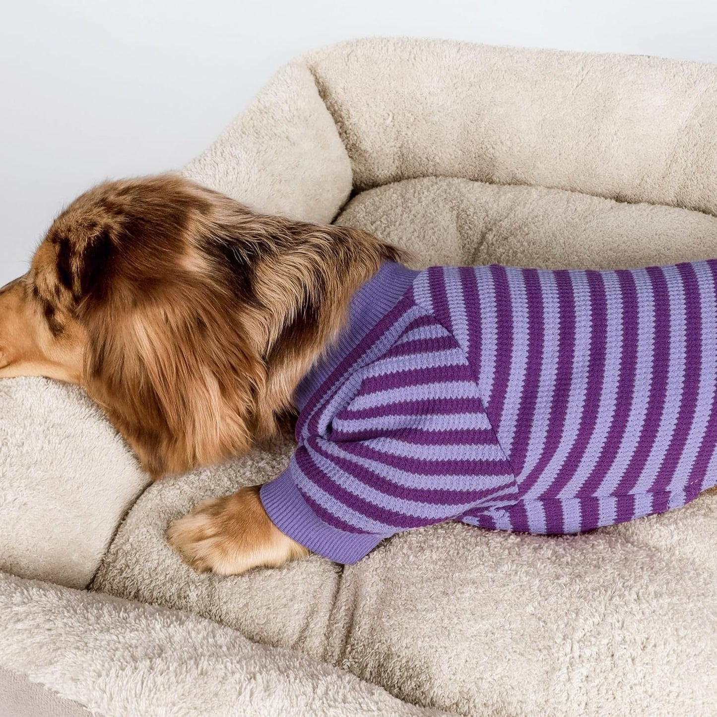 Cute Striped Dachshund Pajamas - Soft & Funny Dog Print Sleepwear Gift | ArtisanUni