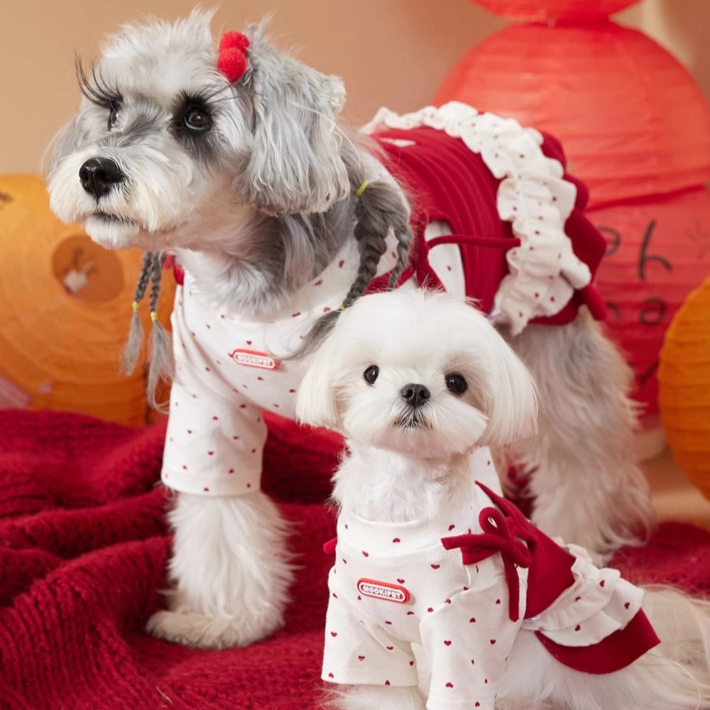 ArtisanUni New Christmas Red Dress