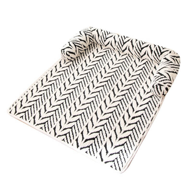 Semi-Enclosed Pet Sofa Bed | Plush Winter Cushion for Cats & Small Dogs | ArtisanUni