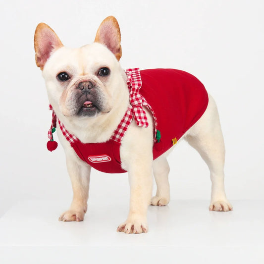 ArtisanUni Thin red dog shirt