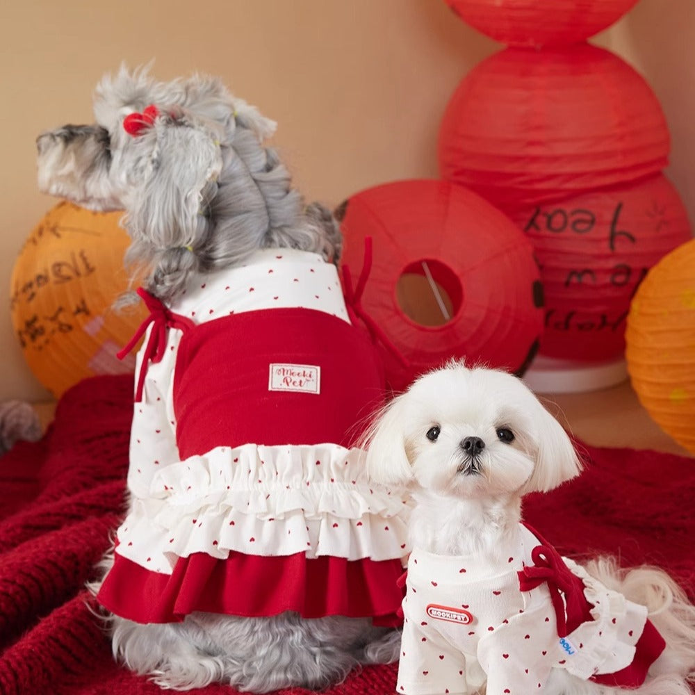 ArtisanUni New Christmas Red Dress