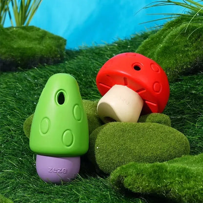 Mushroom-shaped food dispenser Small Dogs toy - Soft & Safe ｜ArtisanUni