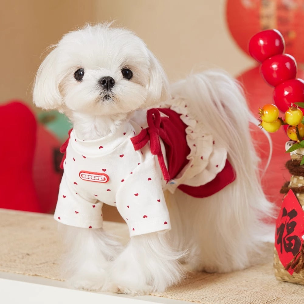 ArtisanUni New Christmas Red Dress